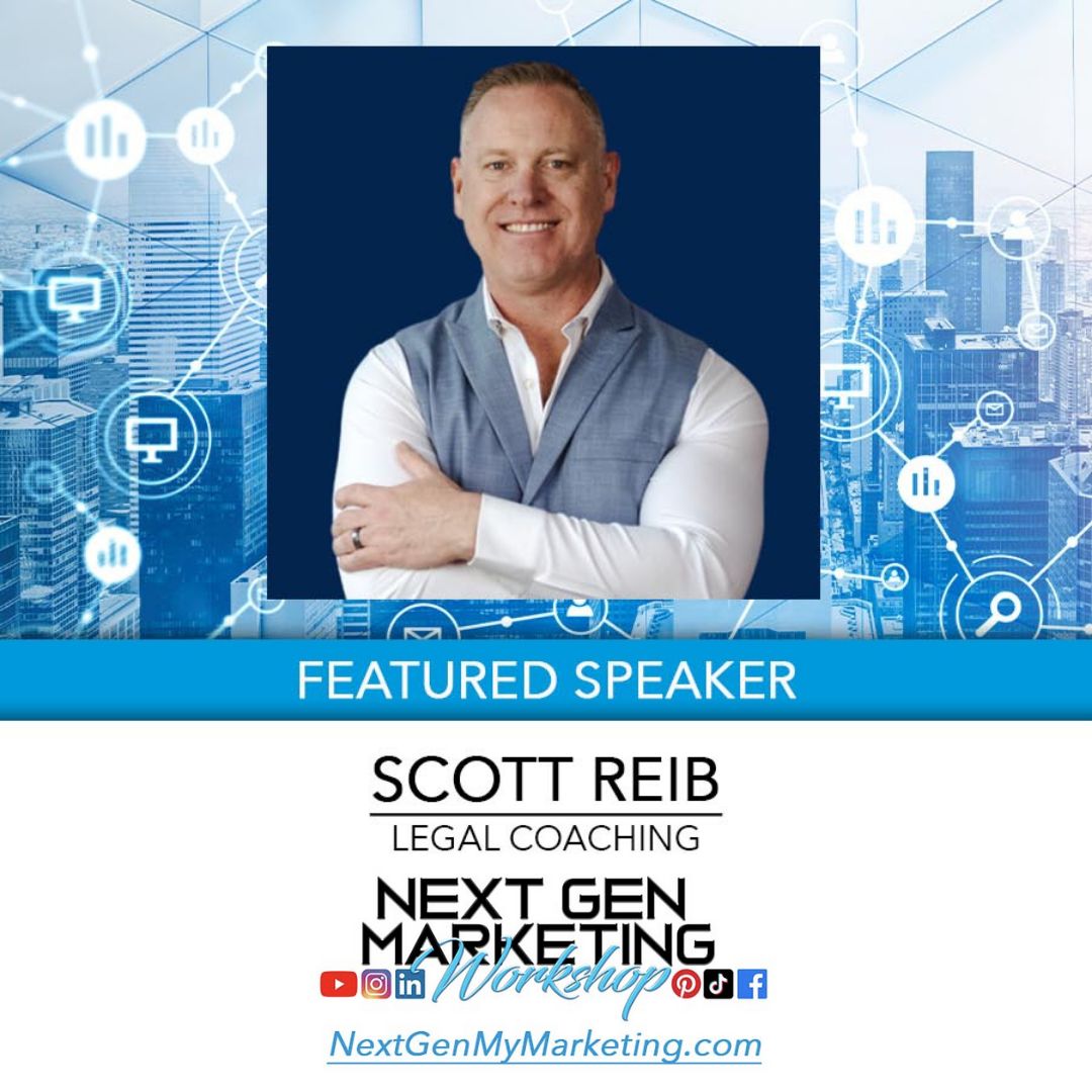 thescottreib's tweet image. Proudly presented as a Featured Speaker at the Next Gen Marketing Workshop September 10th &amp;amp; 11th | Showing you how to create a personalized Next Gen Marketing strategy that influences more people and creates more income &amp;amp; freedom.

Use discount code &quot;LEGAL&quot;