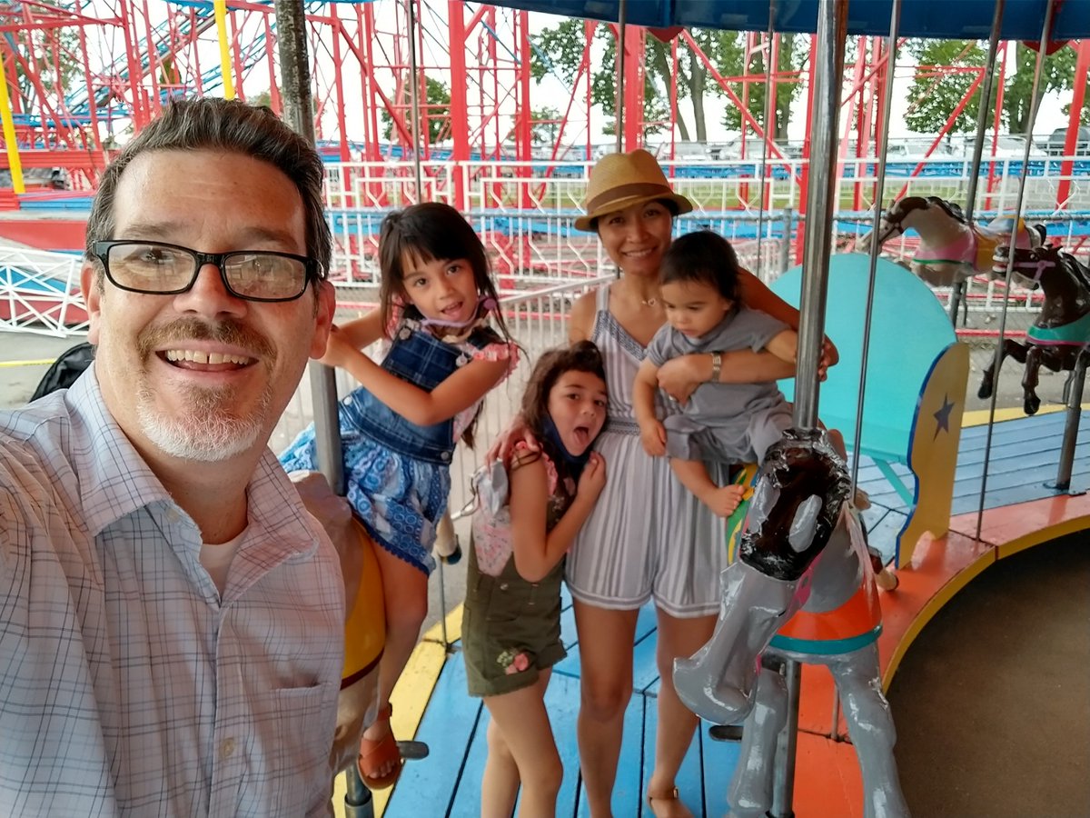nealgorman's tweet photo. Here's #51 & #52 on our #CarouselAdventure! These two old time classics are in Sylvan Beach, NY. #family #dadlife It's a bit crazy but that's 52 different carousels! https://t.co/c9wFXtYJt4