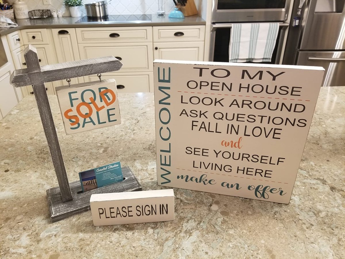coastalstrokes's tweet image. Realtor Sign Package Set ~ For Sale Sign ~ Open House ~ Make An Offer tuppu.net/e8795f27 #CoastalStrokes #Etsy #RealtorSign
