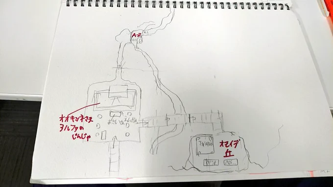 夜はマップ作り 