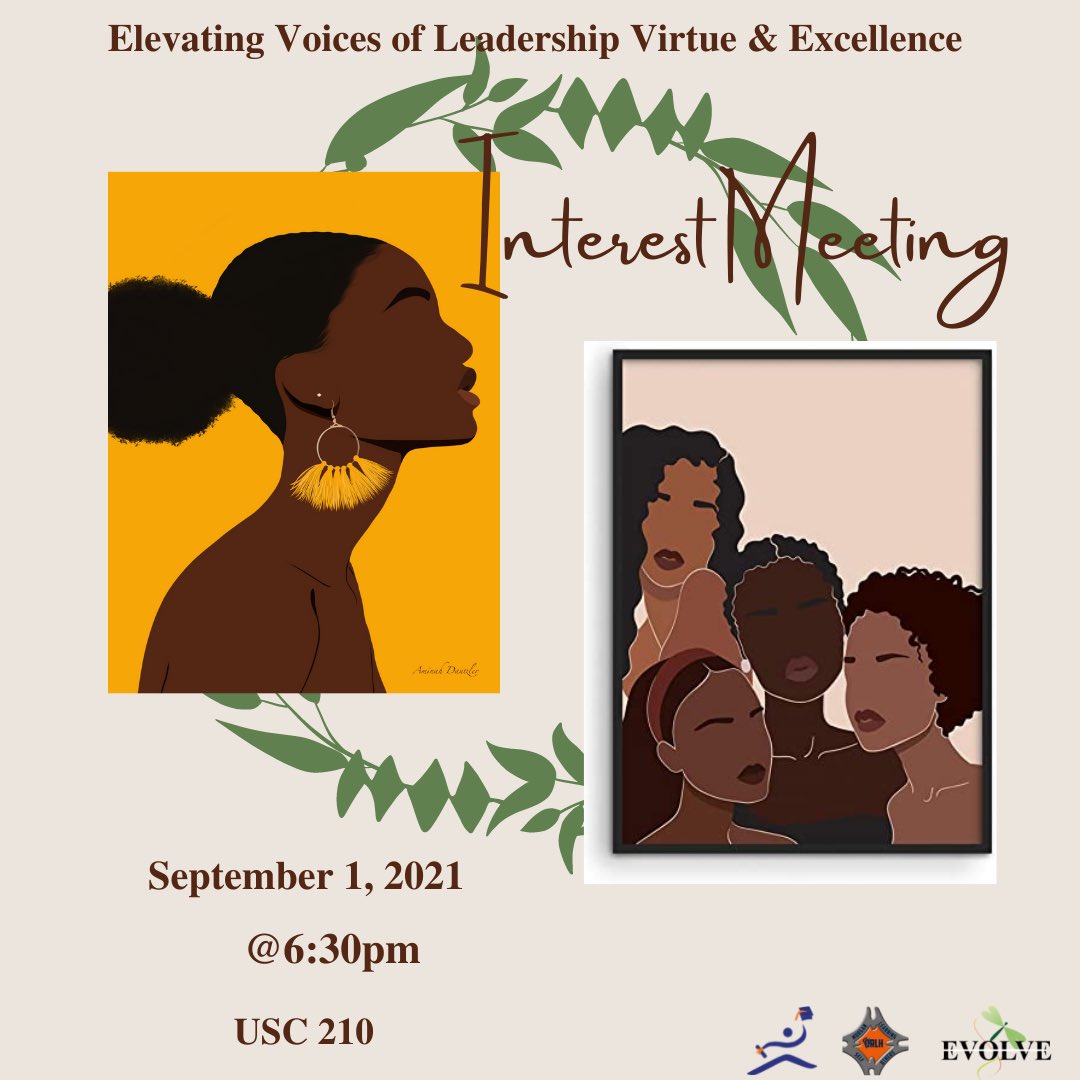 evolvemsu's tweet image. The lovely ladies of EVOLVE would like to welcome you to our fall interest meeting. Come join us and learn about what we stand for, who we are, and how to become a member! The meeting is Wednesday, September 1, 2021 at 6:30pm, in USC 210! We hope to see you there!! 💚🧡