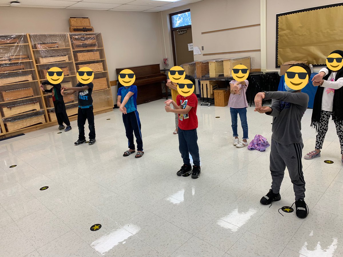 <a href="/NISDGlenoaks/">Glenoaks Elementary</a> Our 2nd graders love warming up at the beginning of music class. <a href="/DJ_Raphi/">DJ Raphi</a> has the best dance warm up. <a href="/NISD_FineArts/">Northside Fine Arts</a> #MuiscIsEssential #TheRoomWhereItHappens #GlenoaksReunited #GetKidsMoving
