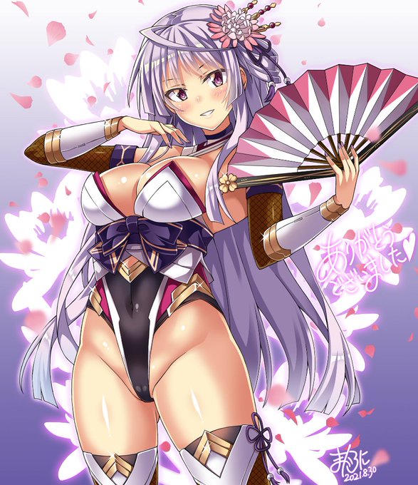 Skebにてフラワーナイトガールよりゲッカビジンさん描かせて頂きました☺️ 気に入って頂けると嬉しいです。リクエスト誠に有難うございました! 