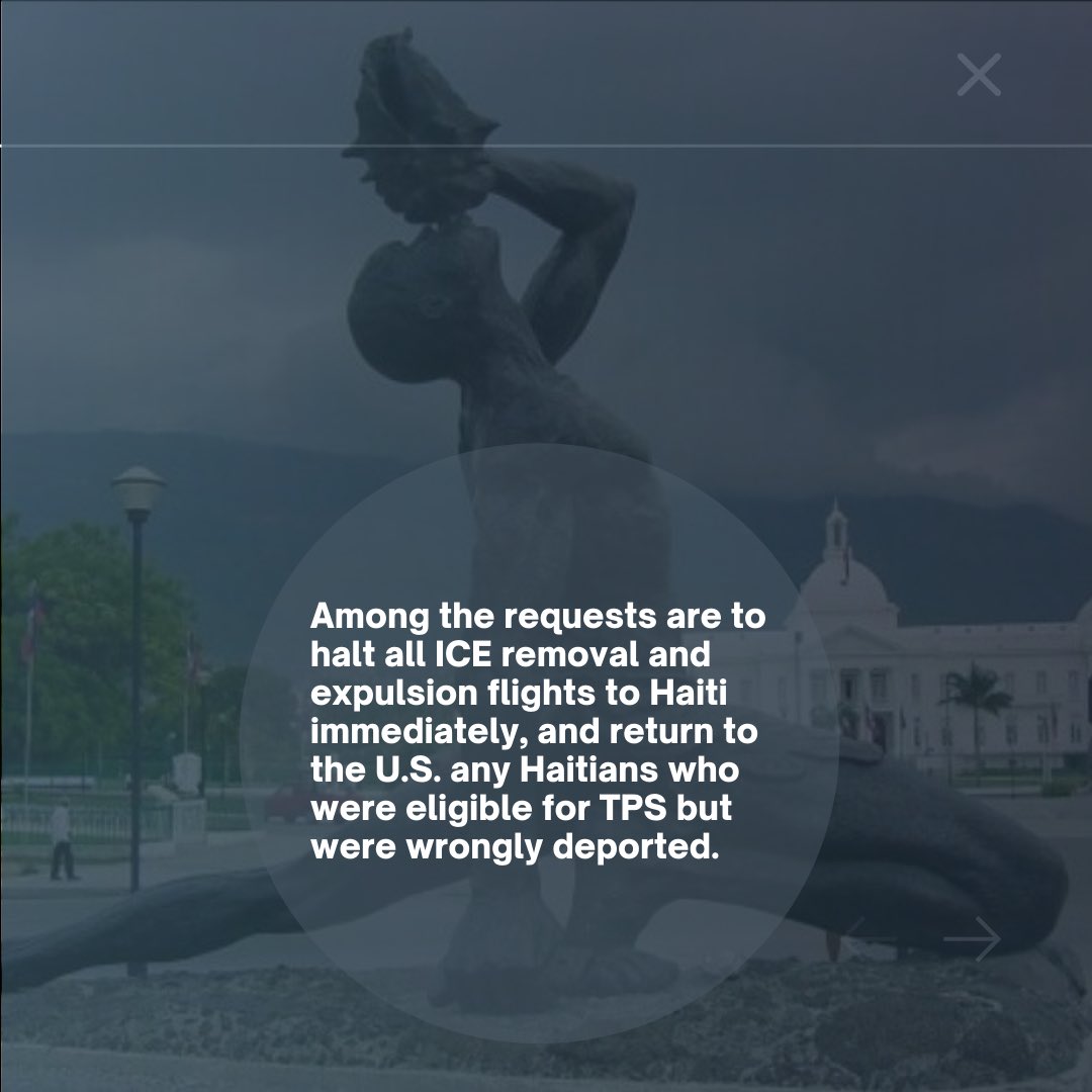 HaitianBridge's tweet image. In a letter addressed to the Biden Administration, 379 organizations requested that the Administration halt all removal and expulsion flights to Haiti and explore other avenues of protection for Haitian immigrants following the 08/14 7.2 earthquake. ➡️ bit.ly/StopDeportatio…