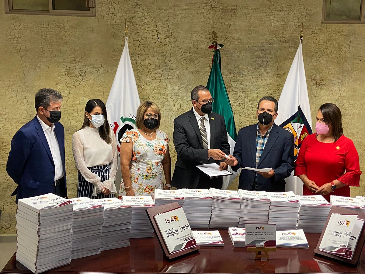 Recibe Congreso del Estado a través de la Comisión de Fiscalización informe de cuentas públicas 2020 por parte del ISAF