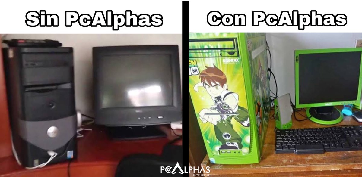 Con PcAlphas, tu pc gamer no se podría ver mejor… 

#MemeDelDia #PcAlphas 😉🖥