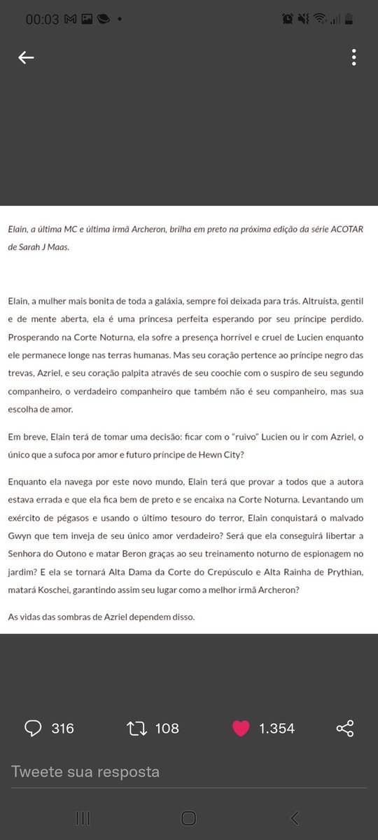 EndiNascimento's tweet photo. Spoiler acorta
#acotar #aziel #elain #ACOSF #sarahjmaas #Spoiler #gwynriel https://t.co/nqXG5giiTO