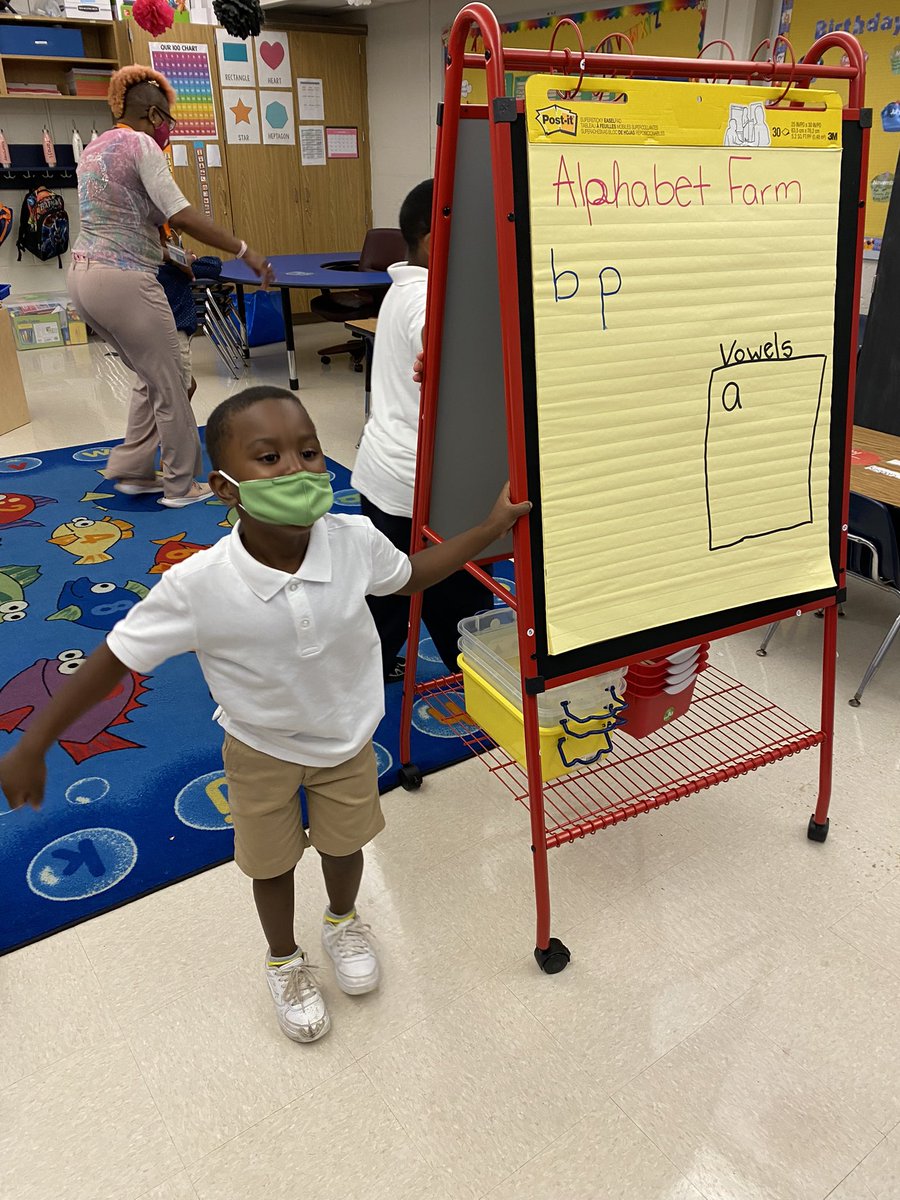 On a letter b hunt and my student brought back Mr. Bowens! Creative minds always at work!