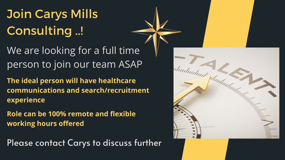 Carys_Mills's tweet photo. Come &amp; Join the fun.
#healthcarecommunicationsrecruitment #carysmillsconsulting #hiringnow https://t.co/ZSJRKluoj3