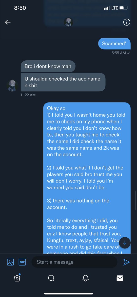 MrProopeVT's tweet photo. I got scammed by @JayTheProdiigy, he gave me an account that had nothing on it and took my money and is ignoring me and gave me nothing in return.
@2kscampolice https://t.co/sfi90iR910
