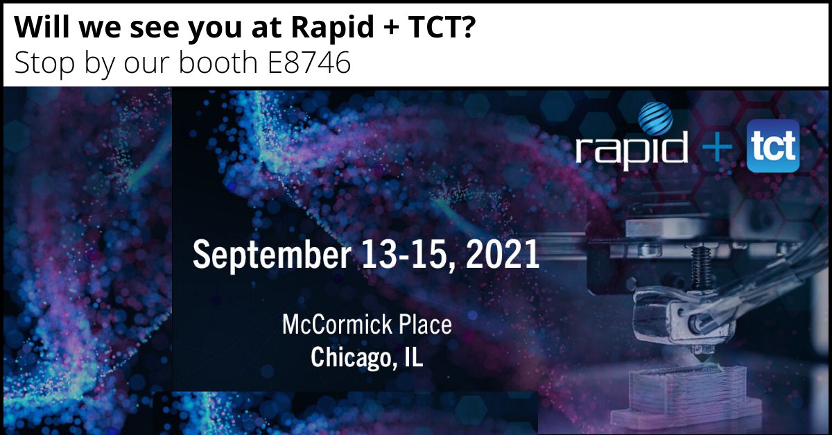 TrilionSystems's tweet photo. Join us for Rapid+TCT North America’s largest and most influential Additive Manufacturing event. You can register below!
https://t.co/cmfwTjAmaW https://t.co/02w06Rn3WX