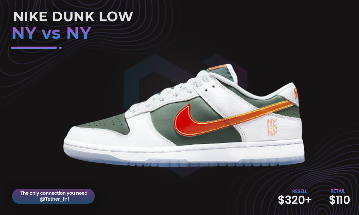 TetherFNF's tweet image. Look for the Nike Dunk Low “NY vs NY” to release on August 31st🗽😲.
Are you ready for this🤔
With all the amazing tool🖥, our members sure are🔥.
LIKE+RT+tag🎊