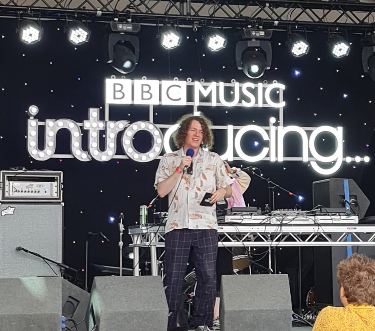 Had an incredible time hosting the @bbcintroducing stage at @OfficialRandL this weekend!! ❤️ I grew up just half an hour down the road and went to Reading every year in my late teens so to be back for work feels 🤯 Every single act blew me away - so many great moments 🤩