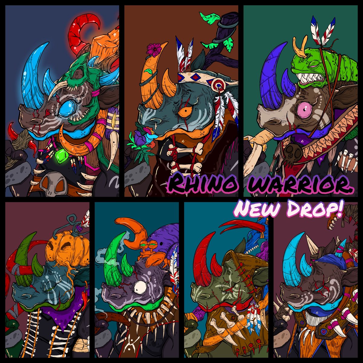 HinghoiTattoo's tweet image. 🦏New Drop✨✨
More Fun.
[Rhino warrior.],
opensea.io/collection/rhi…

#NFTCommunity #nftart #NFTartist #nftcollectors #NFTcollectables #NFT #NFTs #NFTdrop #nftcollector #NFTcollection #hinghoi