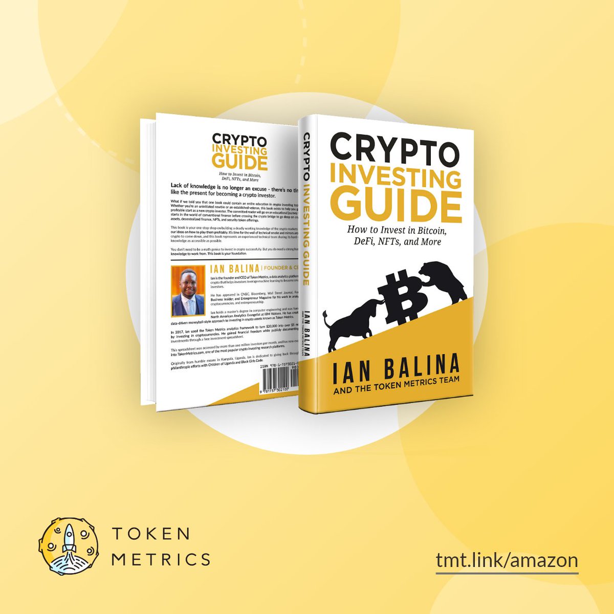 tokenmetricsinc's tweet image. What if everything you needed to know about #crypto investing could fit into one book? What if the content of that book was furthermore easy to read, understand, and apply?