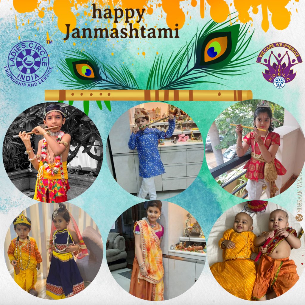 The twinklers of HOLC166 participated in the fancy dress competition organised by SLC140 &amp; SRT220 on the auspicious day of Janmashtami. The sight of our Twinklers with so many Radhas, Krishnas and their consorts only multiplied the joy and exuberance of the auspicious celebration