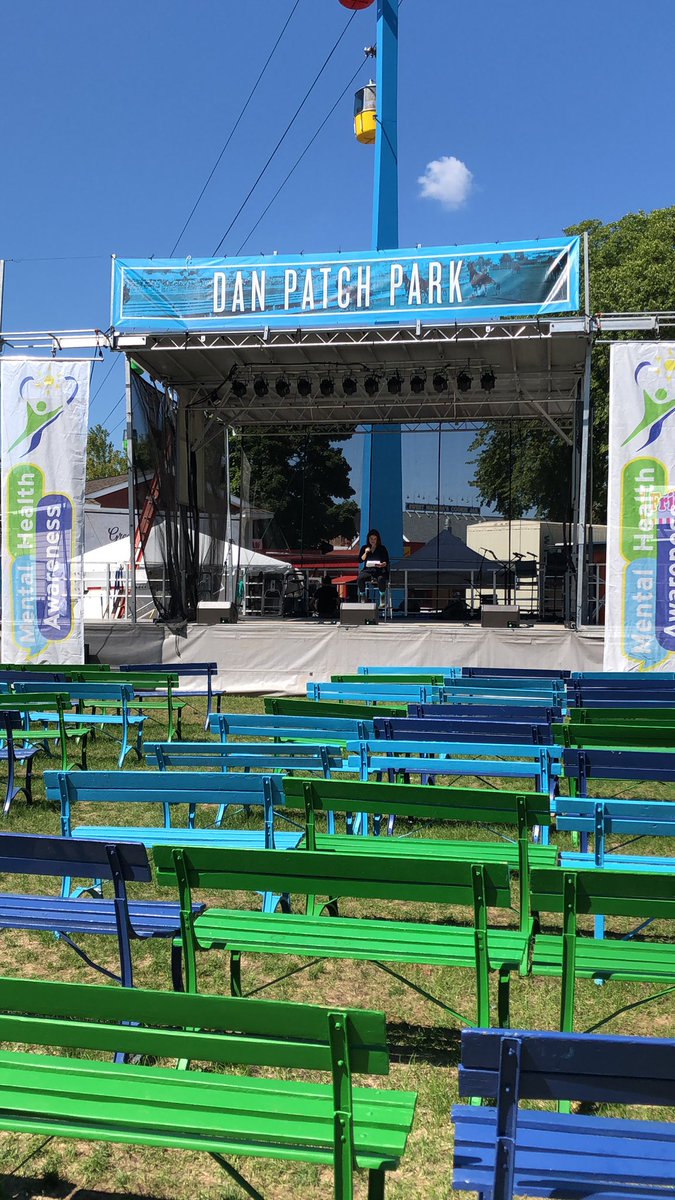 MH_Awareness_MN's tweet photo. Dr. Kaz Nelson is on the stage taking about mental health. #mnstatefair #mentalhealth https://t.co/XIWL6g0hDa