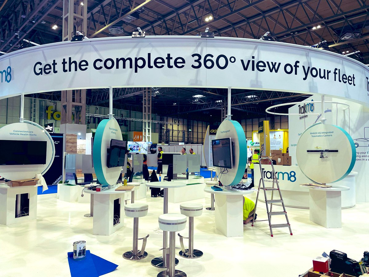 TheCVShow's tweet image. We can’t give you a 360-degree view of the NEC, but the team at @Trakm8 look like they will have it all covered when doors open for #CVShow2021 at 8.30am tomorrow. If you haven’t registered for tickets yet, click here: cv2021.smartreg.co.uk/Visitors/Visit…