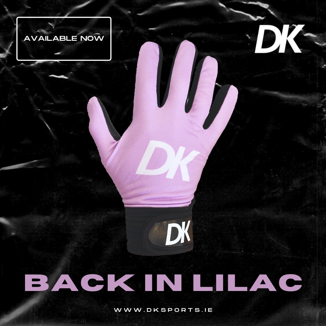 LILAC HAS LANDED 👀

🛒 Lilac Gloves available at
dksports.ie