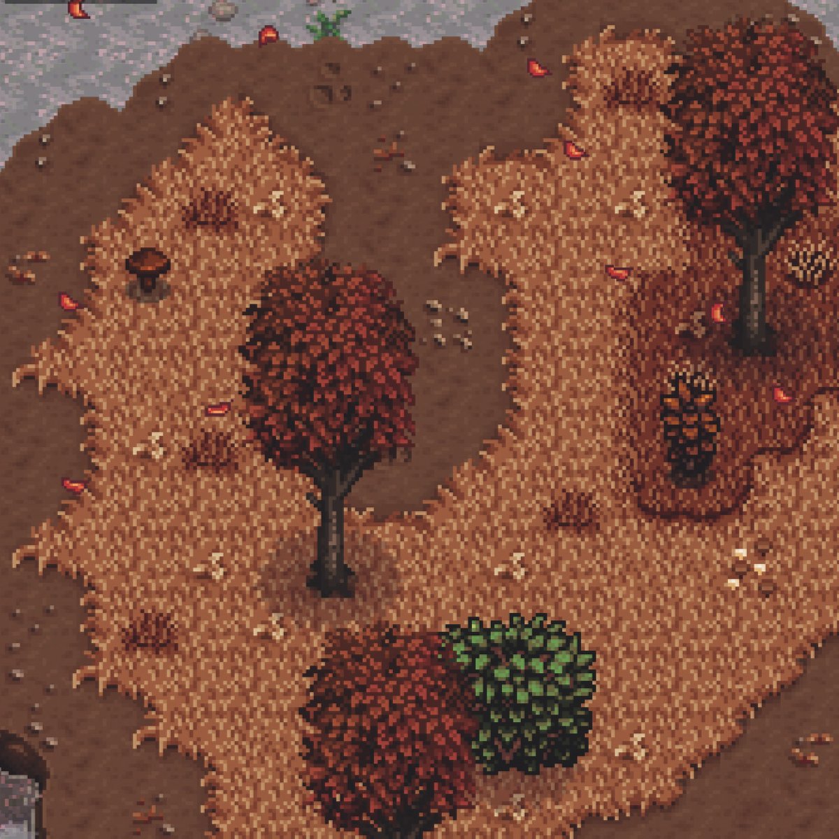 phoebe__plays's tweet photo. Stardew Valley in fall hits different https://t.co/DWpSPuwiMH