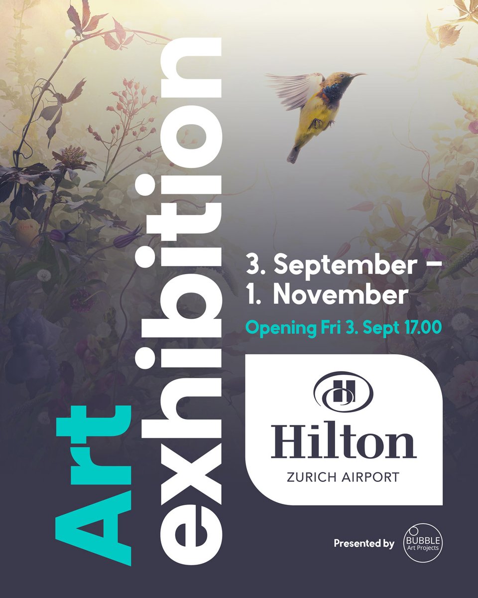 bubbleprojects's tweet image. Kunst in Hilton Zurich met o.a. Nederlandse kunstenaars. Van 17.00 tot 19.30 opening met een hapje en drankje. Opgeven als bezoeker via: gallerybubble@gmail.com @denlvereniging