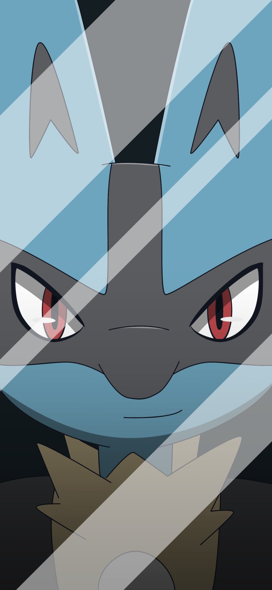 Bak on X: RT @All0412: Pokémon Mobile Wallpaper: Lucario #Shiny