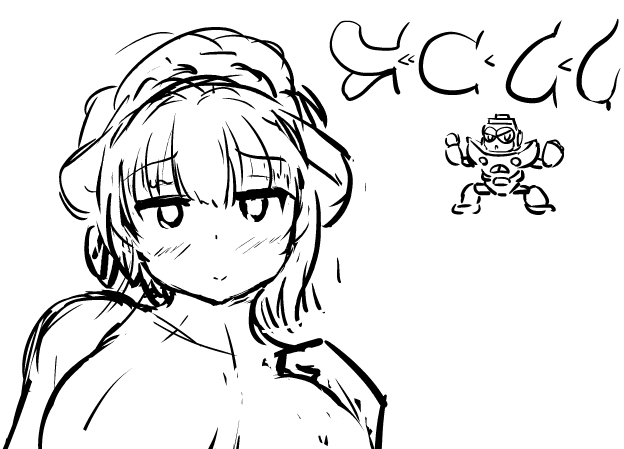 ざつがきしたのでねますはい
髪はマルハゲだとやるきでないので
仮置きですはい 