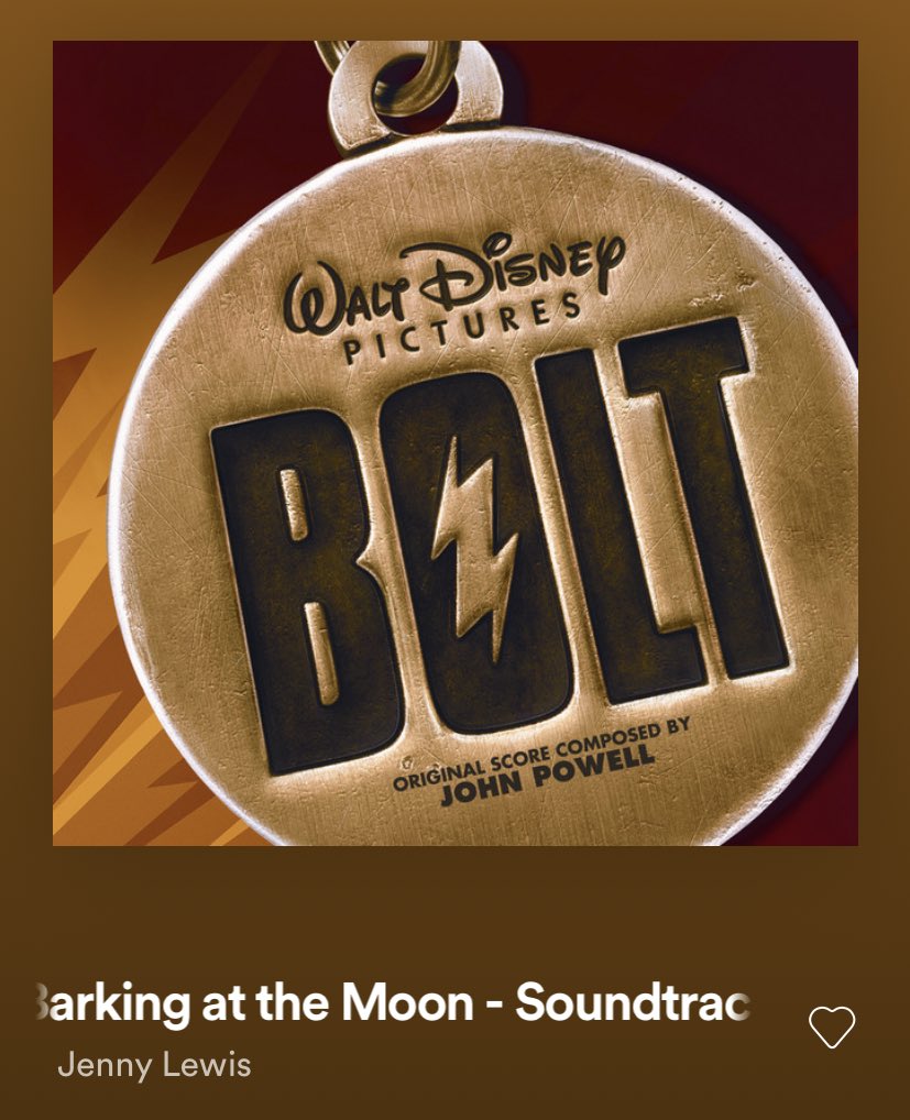 i don’t care but jenny lewis has to sing the bolt song is a MUST aside from the fact that’s the only song i have ever heard of hers! it’s her only/best hit ngl https://t.co/utp9A9GJXC