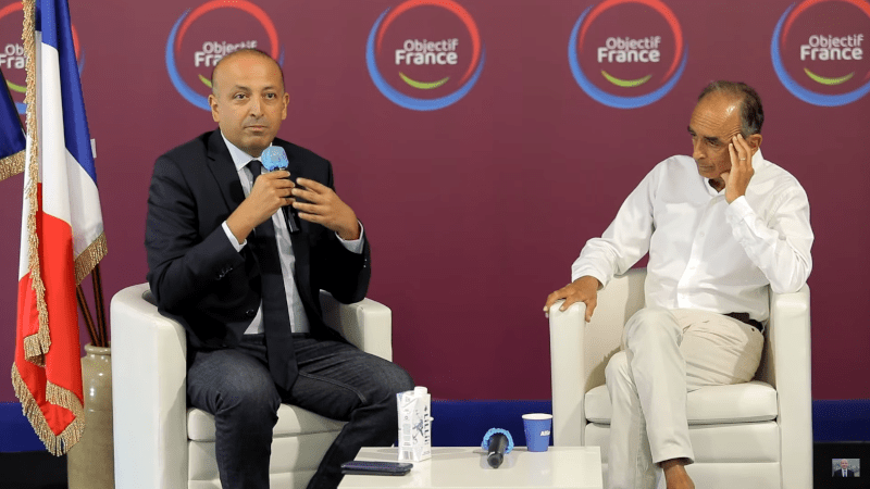 MagLincorrect's tweet photo. 🔴Rafik Smati a réussi un joli coup : 
l’entrepreneur, qui a fondé Objectif France en 2014, a fait défiler en #Provence durant deux jours des personnalités de droite et gauche, dont trois candidats à la #présidentielle.

➡️À lire ici : https://t.co/BW5F5T0Usz https://t.co/EK0FMusXDV
