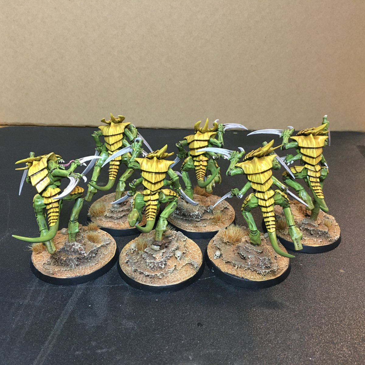 Today my Running Warriors are finished! :)

#tyranids40k #tyranids #warhammer40k #WarhammerCommunity #Warmongers #hivefleetCagerus