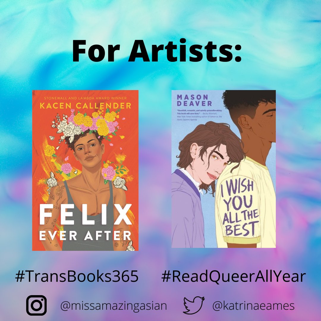 Today the book community is uplifting and supporting trans books and trans voices. I pulled out a few of my favorite books to share with all of you. I hope you find something you love. #TransBooks365 #ReadQueerAllYear
