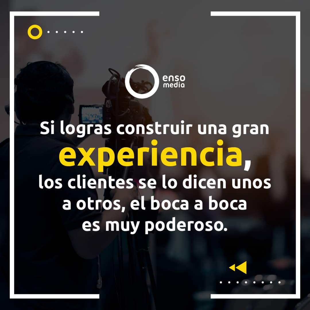 💯🤩 | En #EnsoMedia siempre trabajaremos por brindarte la mejor experiencia. 

#ensomedia #experiencia #digital #virtual #evento #transimision