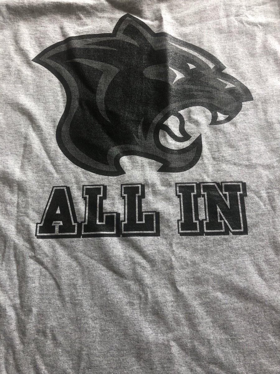 Our theme this year.  ALL IN!!  We are all in for students, for learning, for staff, for school, for community, and for each other.  We are Panther Nation!!  Hopefully we are ALL IN person for the year too. 🤞🏻@gmferrojr <a href="/karenjdowney/">KDowney@conleyschool</a> <a href="/WilliamTranter2/">William Tranter</a> @DarleneAFoley <a href="/DrCSJones/">Christopher Jones</a>