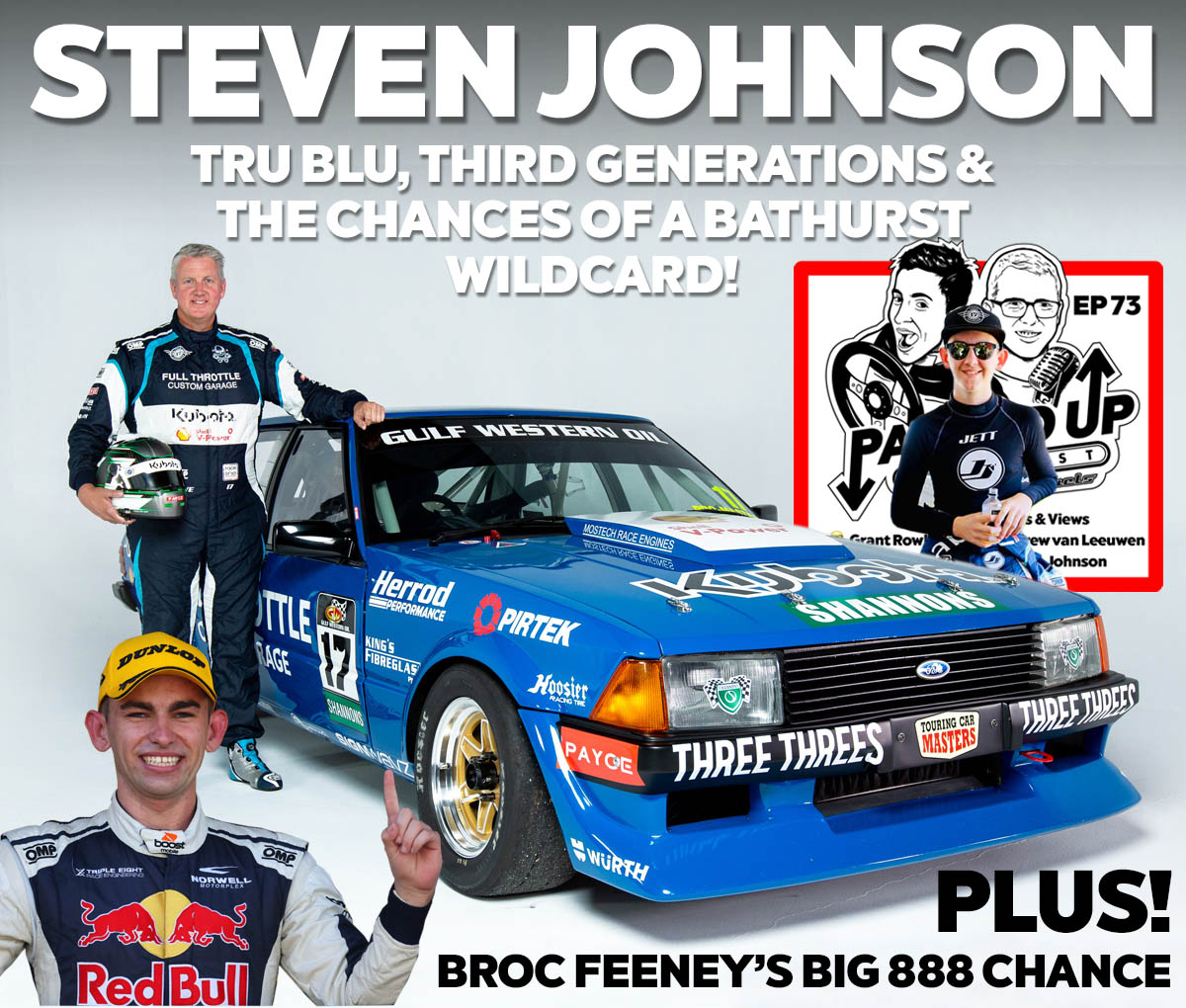 Grant Rowley (@grantmarkrowley) on Twitter photo NEW POD! <a href="/tonydalberto/">Tony D'Alberto</a> and I grab Steven Johnson tp talk Jett, Tru Blu and more. Plus <a href="/avl_motorsport/">Andrew van Leeuwen</a> joins us to discuss Broc Feeney's big 888 chance.
APPLE PODCAST 🎧 apple.co/3DA3a5M
SPOTIFY 🎧 spoti.fi/3yvVVrq
#RepcoSC #SCAutoTCR NEW POD! <a href="/tonydalberto/">Tony D'Alberto</a> and I grab Steven Johnson tp talk Jett, Tru Blu and more. Plus <a href="/avl_motorsport/">Andrew van Leeuwen</a> joins us to discuss Broc Feeney's big 888 chance.
APPLE PODCAST 🎧 apple.co/3DA3a5M
SPOTIFY 🎧 spoti.fi/3yvVVrq
#RepcoSC #SCAutoTCR