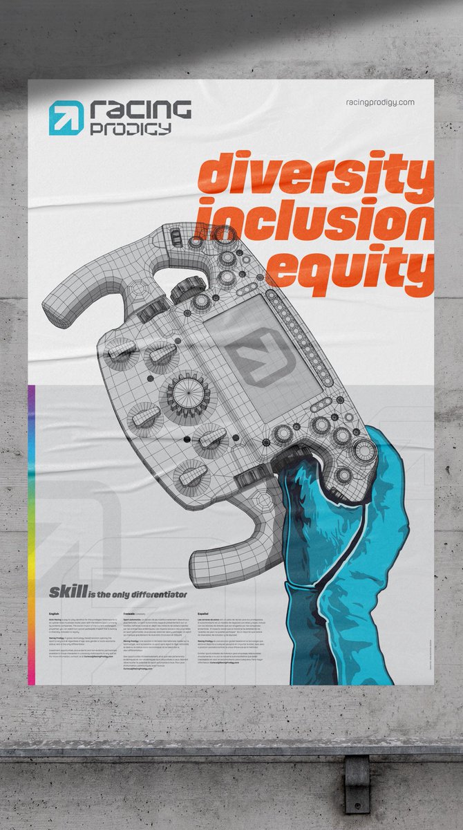 iNovotnyDesign's tweet photo. A new brand, for a vision that will change motorsports forever. Racing Prodigy is a global, technology-based solution opening access to the sport to any and all.
—
New Poster design for Racing Prodigy, an item from select (pre-launch) brand assets and collateral.
@RacingProdigy1 https://t.co/ntPUMAp8gk