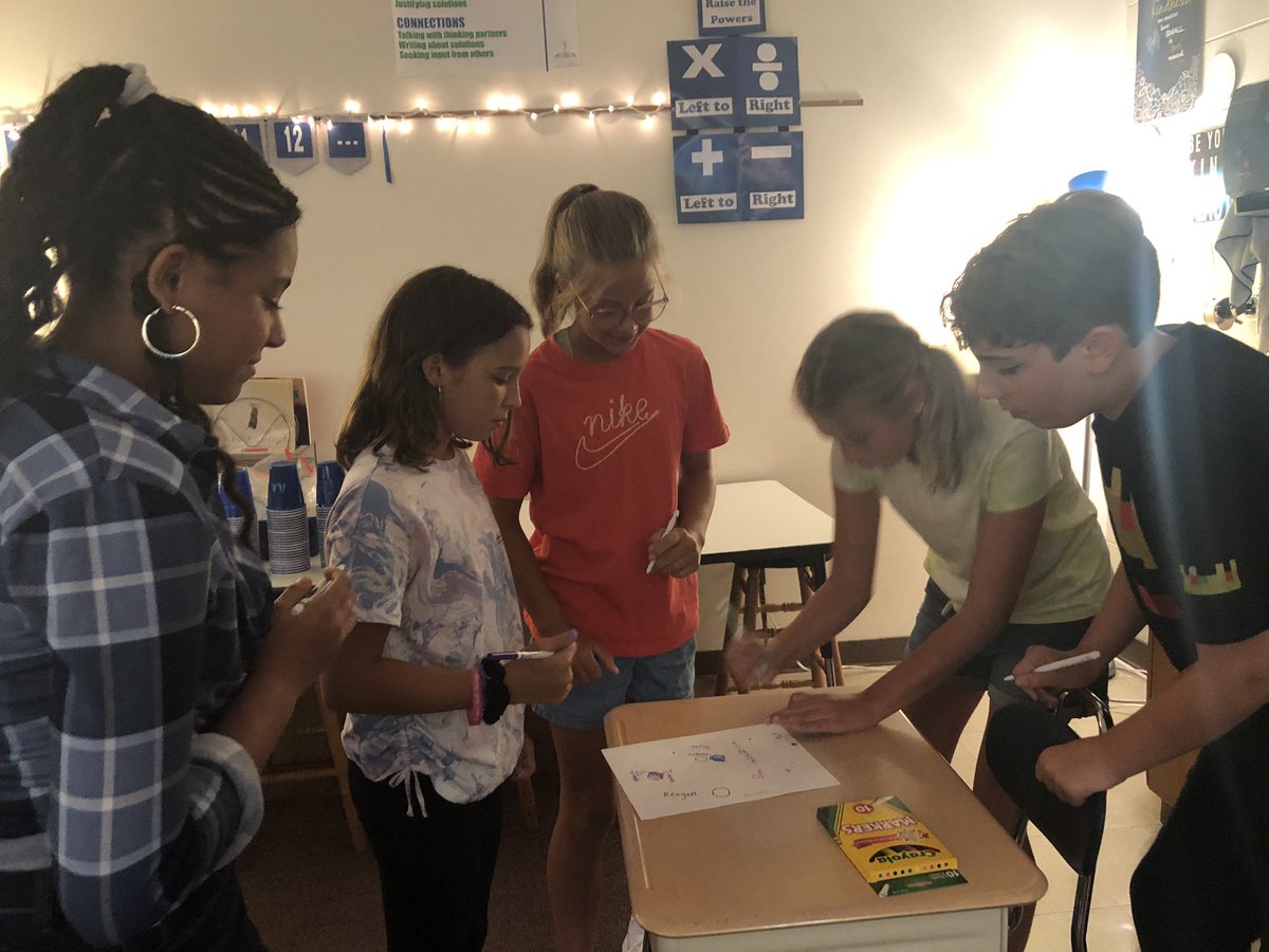 MrsBeckerCCMS's tweet image. Minute to Win It #MathMindset Style for the opening day win! 💯 Emphasized communication, adaptability & value of shared ideas while learning classmates’ names. #EveryFalconCounts