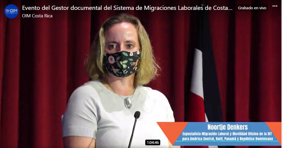 “La OIT en sus 102 años ha puesto a la migración laboral como eje de trabajo y mandato. Es evidente que las condiciones de vulnerabilidad se presentan con mayor énfasis en personas migrantes”. Noortje Denkers, especialista en migración laboral y movilidad de #OITAméricaCentral