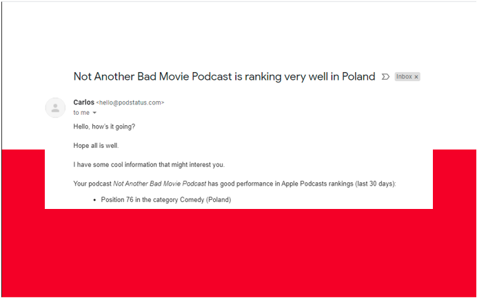 NABMPodcast's tweet photo. #polesloveme #poland #bigineurope #famous #blessed #flex #positivity #greatness #youknewmewhen #comedy Poles have the best taste in comedy! https://t.co/31WUjqcYus