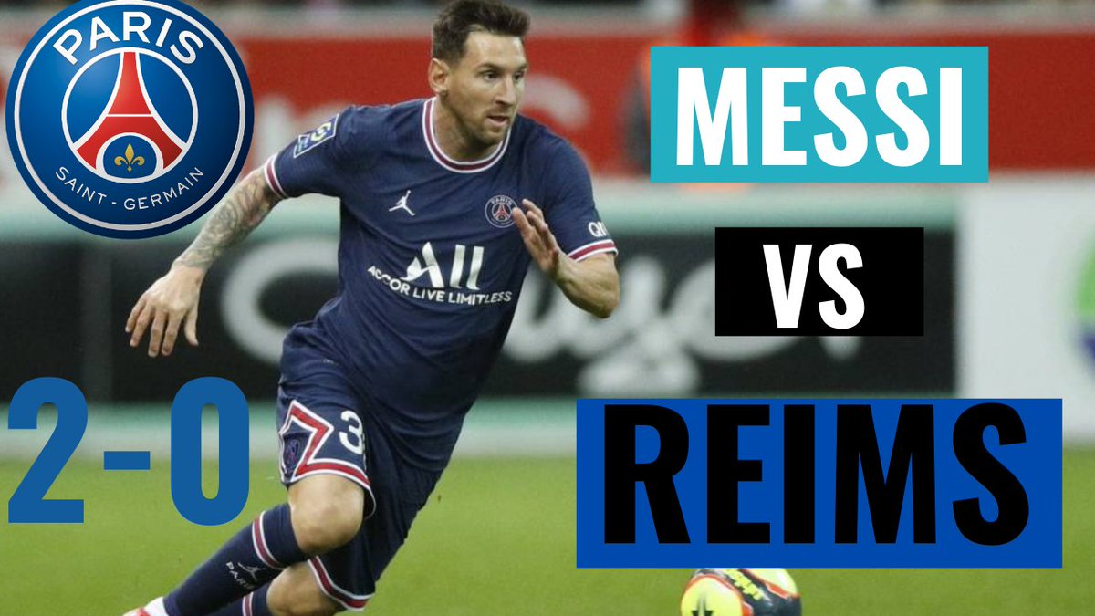 Futbolhitz's tweet photo. Lionel Messi DEBUT PSG VS REIMS (2 - 0) Highlights @imessi @PSG_English @StadeDeReims 
Full Video here https://t.co/OPKkQCKVhO
#LeoMessi #Messi #MessiPSG #DEBUT #Victory #futbolhitz https://t.co/uKLLx3mBGJ