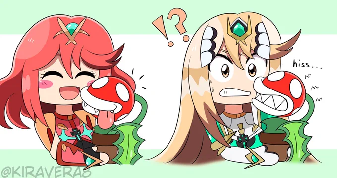 there's a hashtag going around for the aegis girls so…I'm jumping on the bandwagon too!

here's some of the pyra/mythra art I've drawn the last few months!✨
#ホムヒカ 