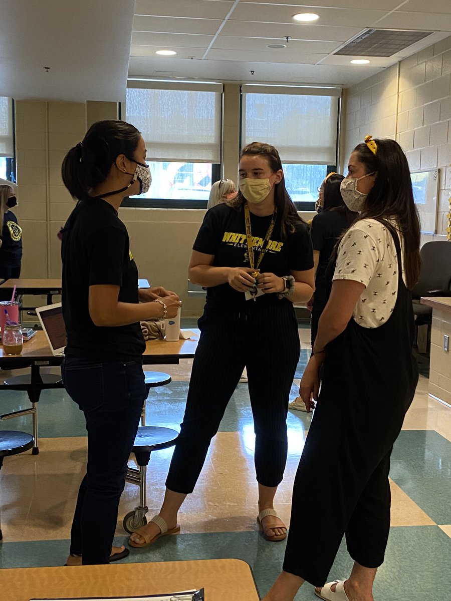 WhittemoreBuzz's tweet photo. Who’s exited to have our Whittemore students back, our amazing teachers are!  We spent the day planning for an amazing year.  Can’t wait to have you back bees! https://t.co/bB6o9q3tCF