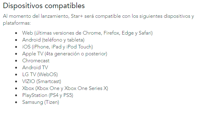 jamhlobo's tweet photo. @StarPlusInfo En la pagina de #StarPlusLA ya menciona los dispositivos compatibles al momento del lanzamiento:
https://t.co/ZCxWaz7DhT https://t.co/PBjgOvBn3m
