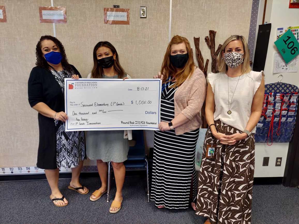 Alexandra Peoples (@msapeoples) on Twitter photo A HUGE congratulations to <a href="/MsHoangPYP/">Ana Hoang</a> and the <a href="/SpicewoodPYP/">Spicewood Elementary</a> 1st grade team for receiving this PIE Grant! We look forward to seeing how you utilize these funds to inspire innovation and inquiry with your students this year! <a href="/MrsMcWain/">Nicole McWain</a> @SWEPrincipal A HUGE congratulations to <a href="/MsHoangPYP/">Ana Hoang</a> and the <a href="/SpicewoodPYP/">Spicewood Elementary</a> 1st grade team for receiving this PIE Grant! We look forward to seeing how you utilize these funds to inspire innovation and inquiry with your students this year! <a href="/MrsMcWain/">Nicole McWain</a> @SWEPrincipal