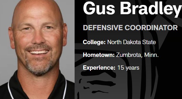 Listen to the podcast, link in Bio. Coach Gus Bradley  Def Coord LV Raiders. <a href="/raiders/">Las Vegas Raiders</a>  #nfl 
#lasvegasraiders #raiders #raidernation #justwinbaby