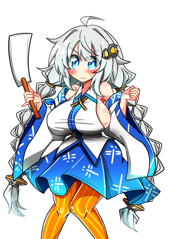 紲星あかり ,東風谷早苗 「ずいぶん前に描いた早苗さん服のあかりんあげておくのだ…! 」|りんどう@腱鞘炎治りそうのイラスト