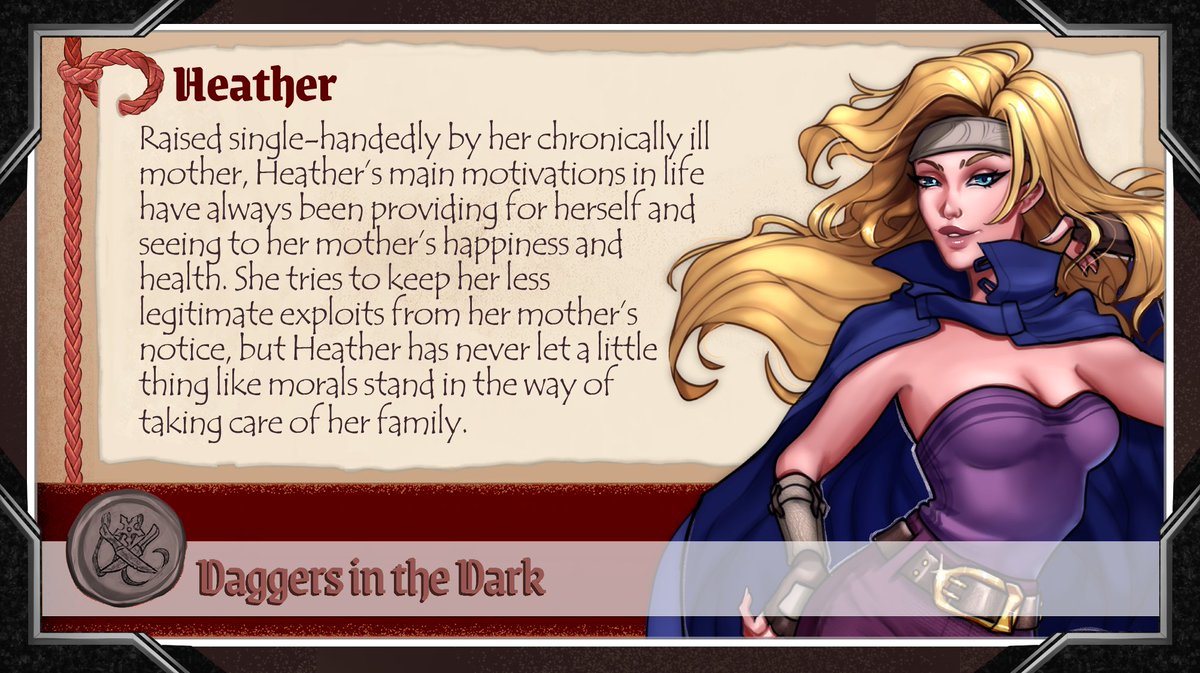 Fire Emblem Thief lovers, only one week left to secure this incredible zine and merch. 

Check out preview of Heather's profile that @hhinangha and I prepared. And you can see more in the image below ⏬
