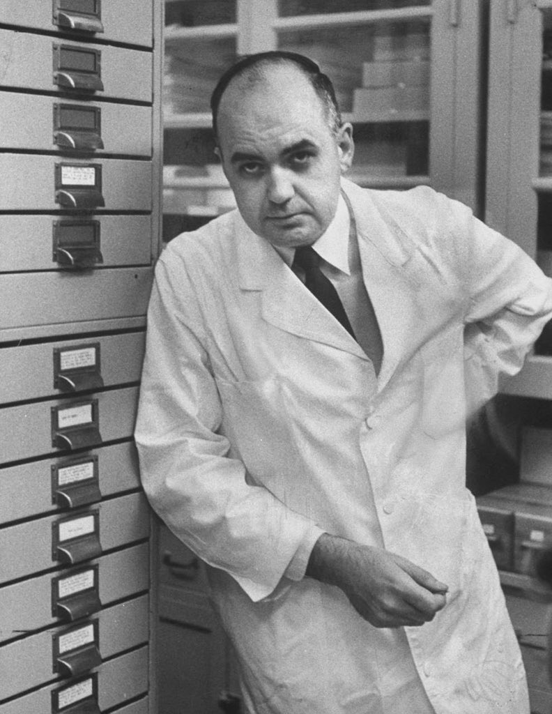 Today in 1919 Maurice Hilleman was born. His twin sister died that day &amp; his mother, 2 days later.  He would become the most successful vaccinologist ever, developing vaccines for mumps, Hep A, chickenpox, measles &amp; others. He's saved more lives than any other person in history.