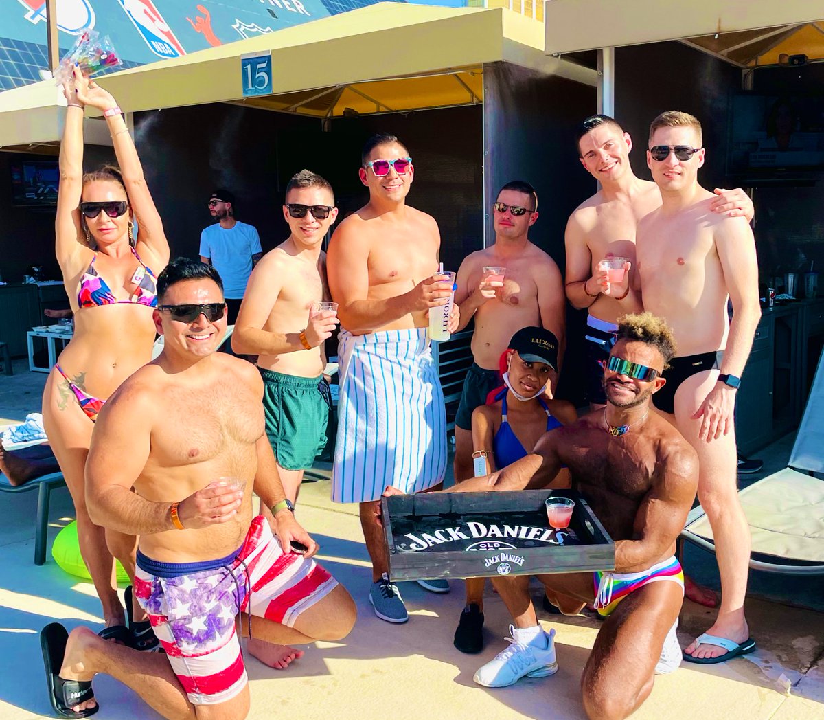 PoolPartyVegas's tweet photo. Some fun snapshots from yesterday’s Temptation Sundays hosted by @NakedBoyNews! Thanks @djivan2006 for the awesome music! And thanks to y’all for coming out and supporting our event. https://t.co/h2Hl0Mkkyv https://t.co/5APT9sBPRN