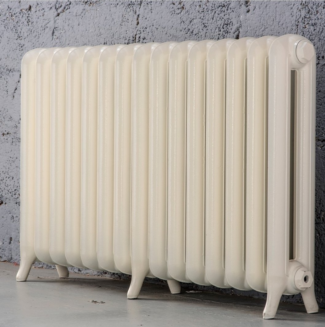 This is the Princess cast iron radiator. All of our new cast iron radiators can be built to any size you want and painted any colour you want - eurosalve.com #kilkennysalvage #antiques  #radiatordesign #radiators #radiatorlove #castironradiators #castiron #radiator