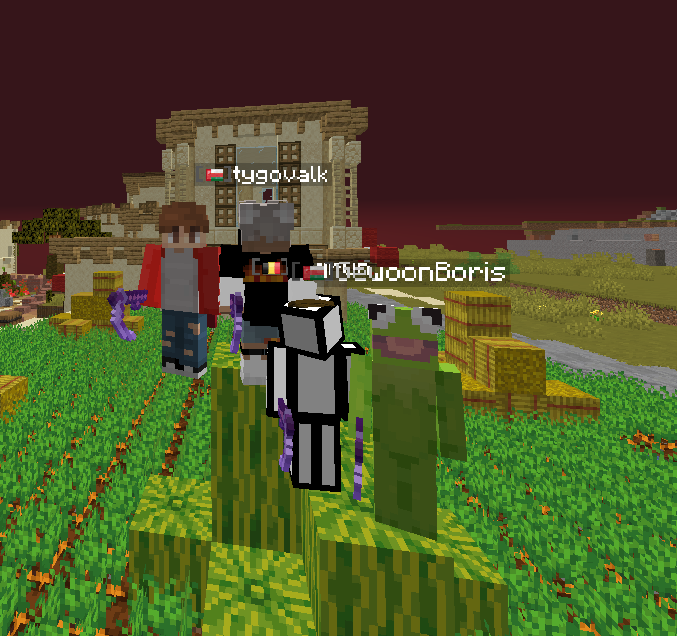 Mathcreation's tweet photo. #PLANETCRAFT - Vandaag zijn wij begonnen met de grootste carrotfarm op heel Planetcraft te maken. Speciaal voor dit doel 4 enchanted netherite hows gemaakt. @DDG_Server @MissOreoCookie_ @MerelMine @TheDutchRuben https://t.co/LS1Mm7rR3f